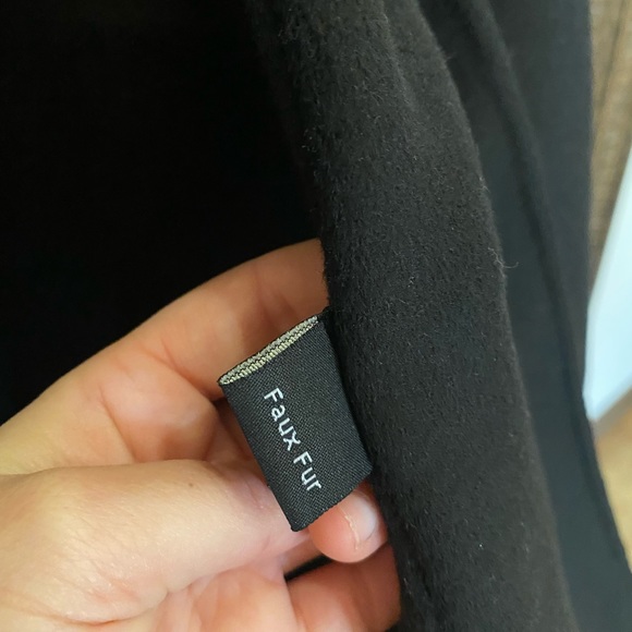 🖤Anthro NL Black Cape Winter Jacket🐆 - Picture 7 of 9